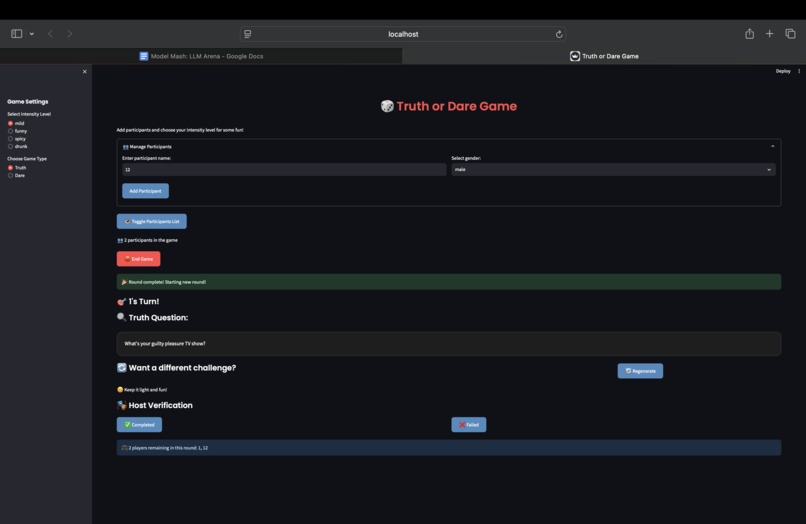 Truth or Dare AI – screenshot 1
