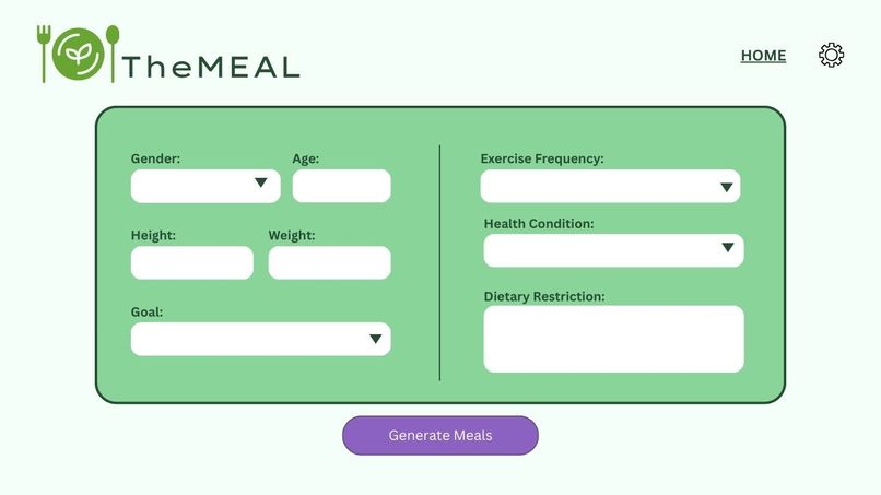 theMEAL – screenshot 2