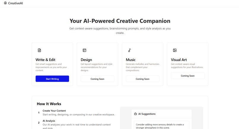 CreativeAI – screenshot 1