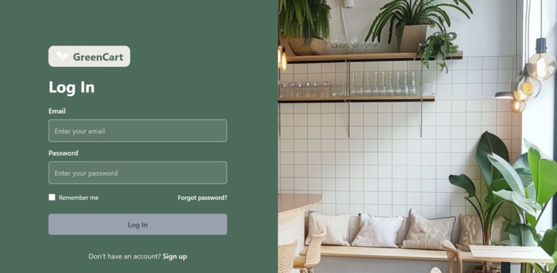 GreenCart – screenshot 2