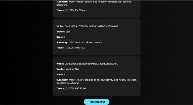 Verifypto – screenshot 5