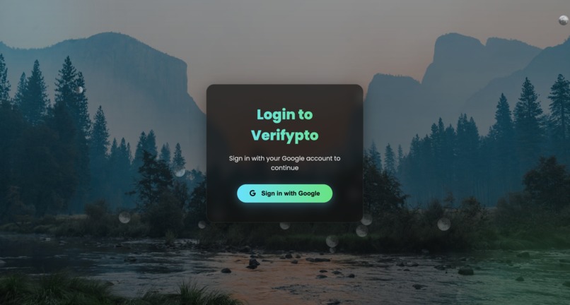 Verifypto – screenshot 2