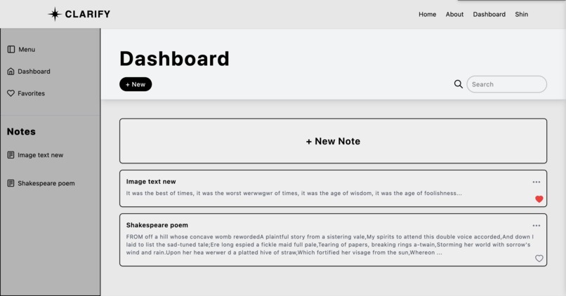 Clarify – screenshot 2