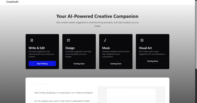 CreativeAI – screenshot 2