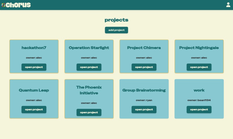 chorus – screenshot 2