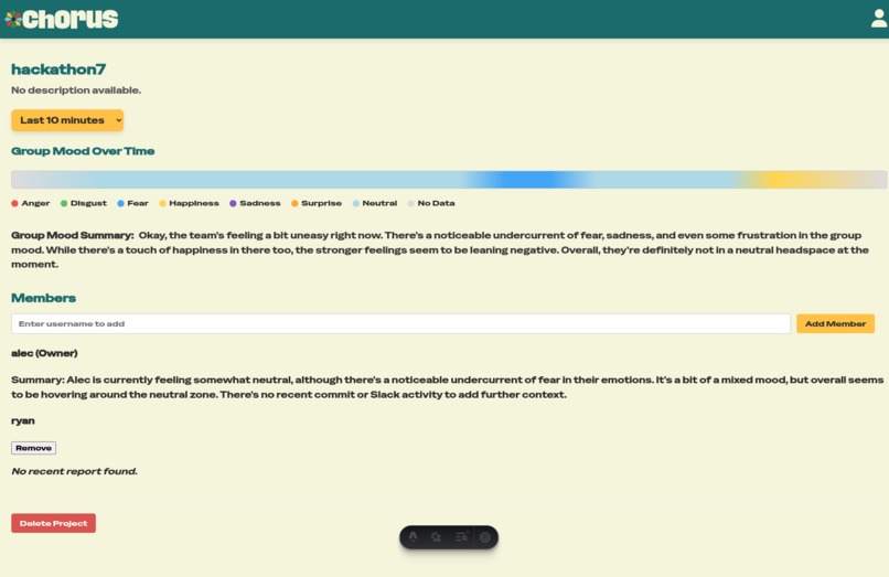 chorus – screenshot 1