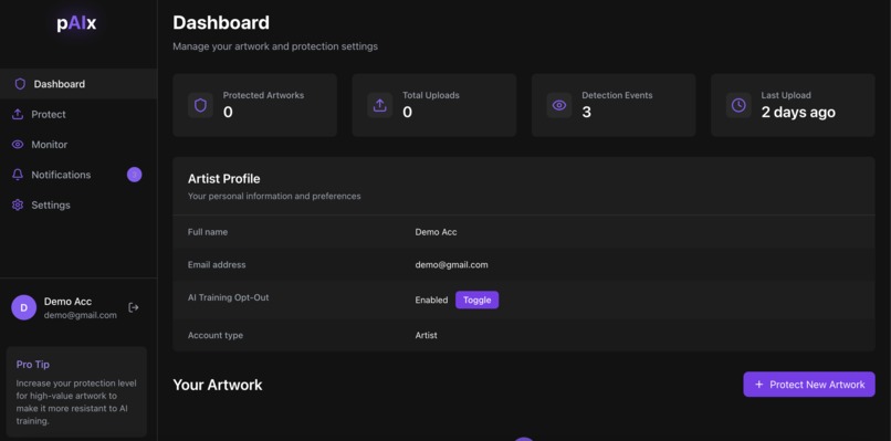 pAIx – screenshot 1