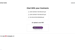 Contract suite – screenshot 2