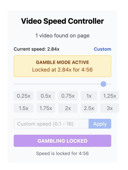 Video Speed Adjustment – screenshot 2
