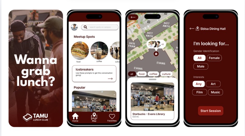 TAMU Lunch Club – screenshot 2