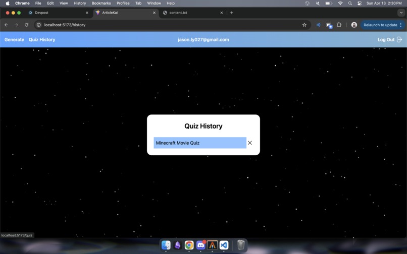 ArticleKai – screenshot 1