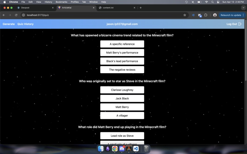 ArticleKai – screenshot 3