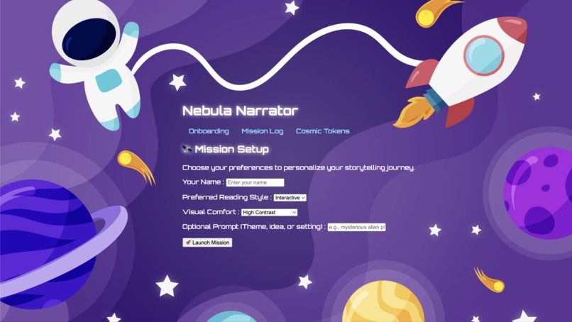 Nebula Narrator – screenshot 1