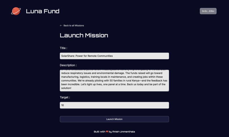 Luna Fund – screenshot 2