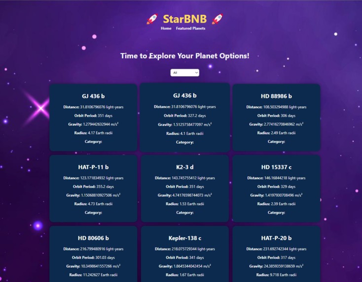 StarBnB – screenshot 2