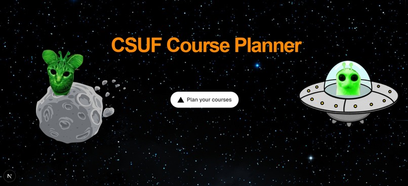 CSUF Course Planner – screenshot 1