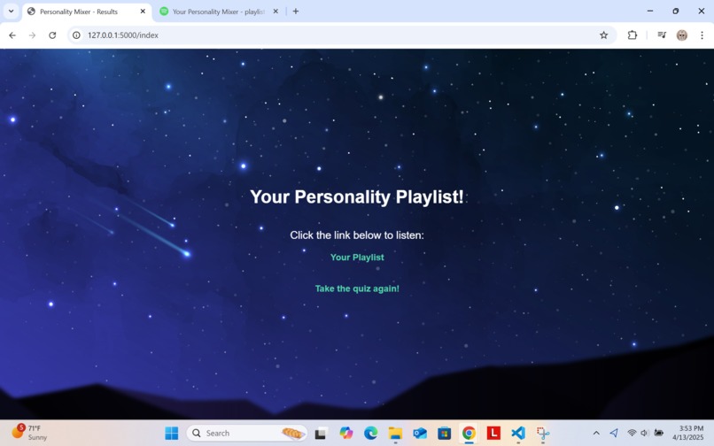Personality Mixer – screenshot 1