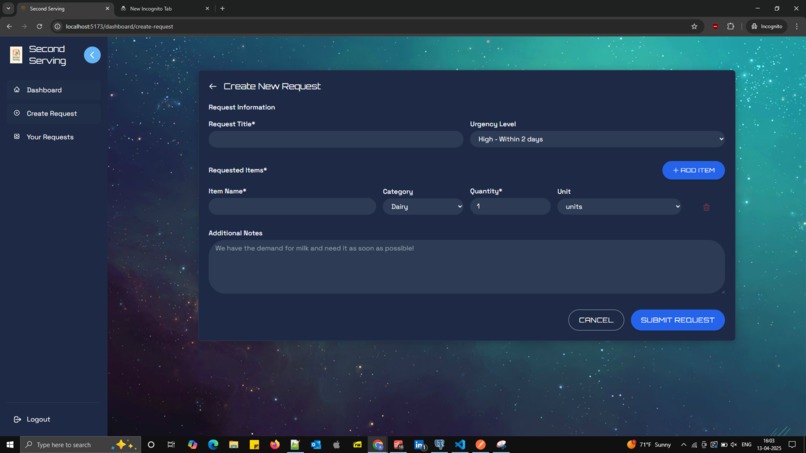 SecondServing – screenshot 4