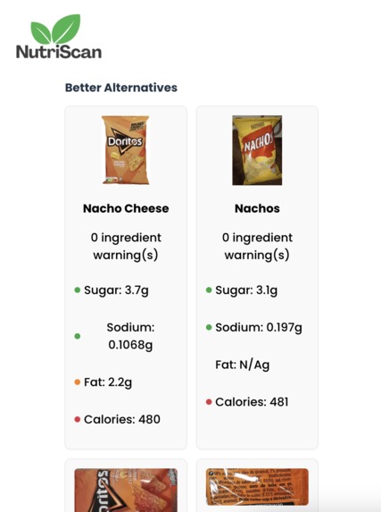 NutriScan – screenshot 4