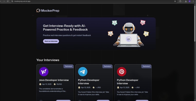 MockerPrep – screenshot 1