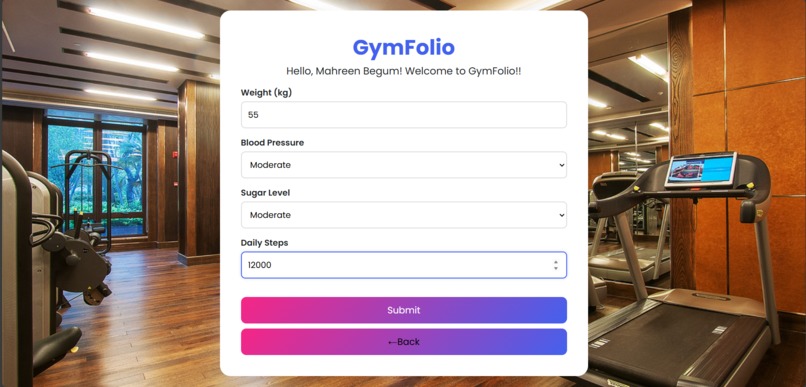 GymFolio – screenshot 3