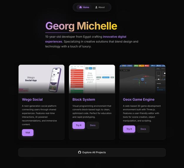 Georg Portfolio – screenshot 1