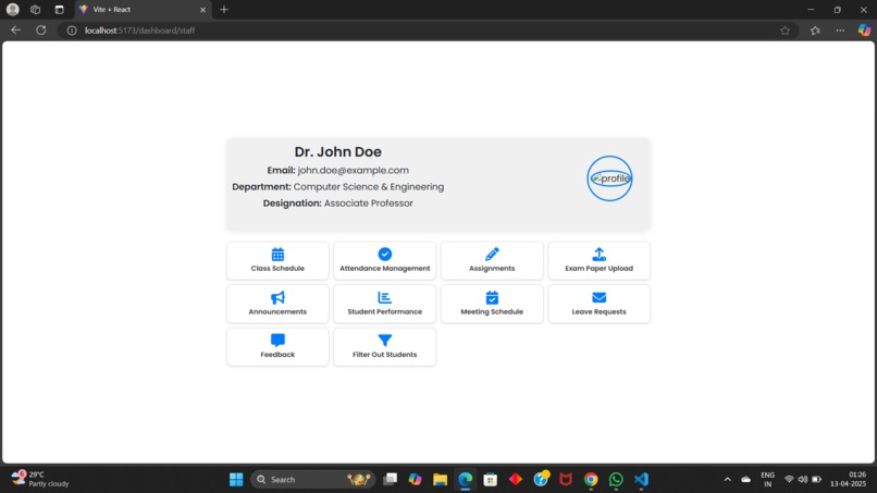 Advanced ERP System for Educational institutions  – screenshot 2