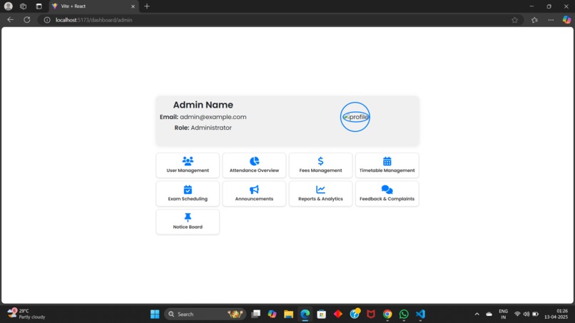 Advanced ERP System for Educational institutions  – screenshot 3