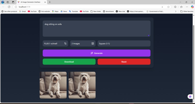 Text to multi model image generator – screenshot 1