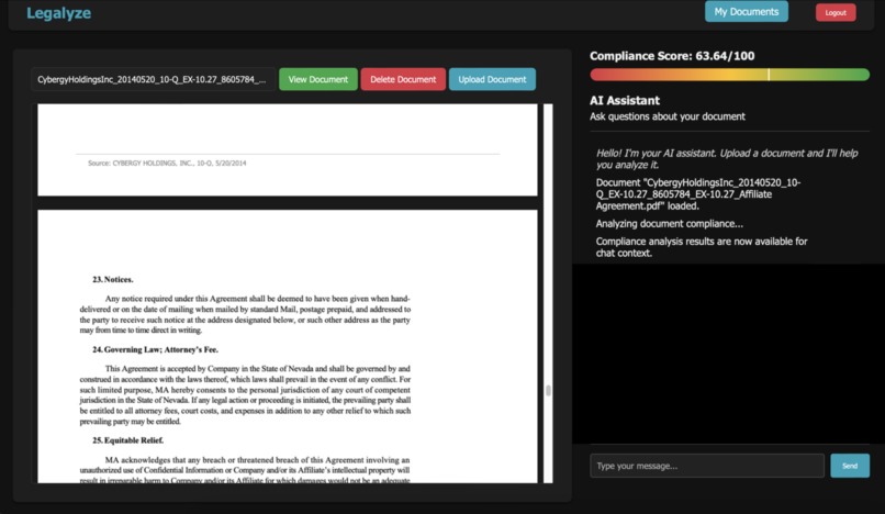Legalyze – screenshot 1