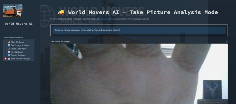 World Movers AI-agent multimodal customer service/marketing – screenshot 6