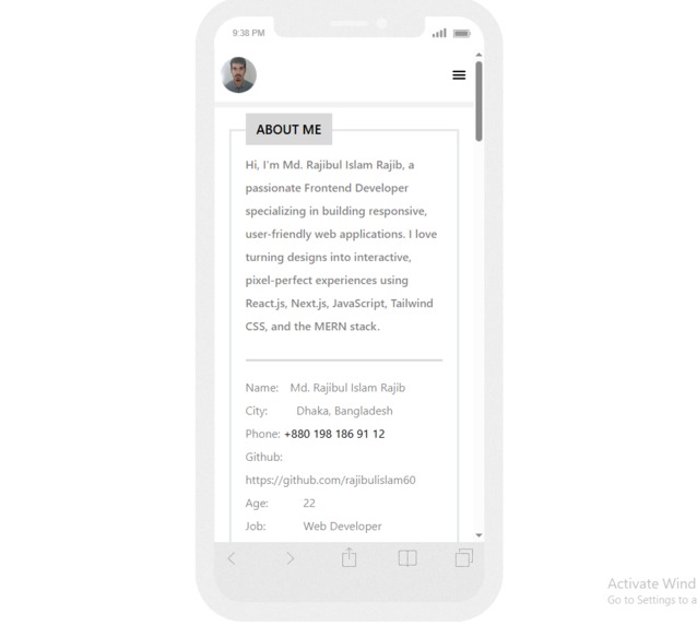 up portfolio – screenshot 5