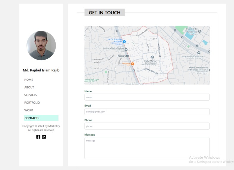 up portfolio – screenshot 7