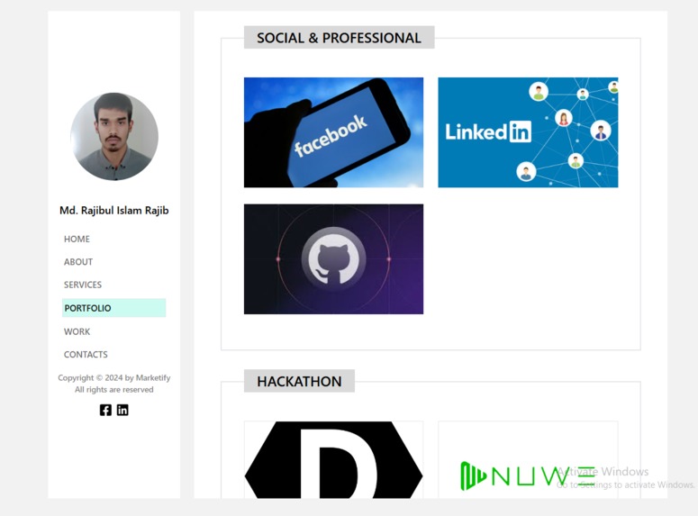 up portfolio – screenshot 9