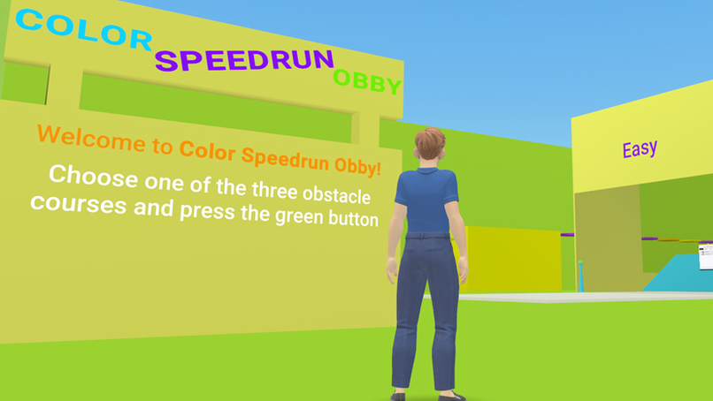 Color Speedrun Obby – screenshot 1