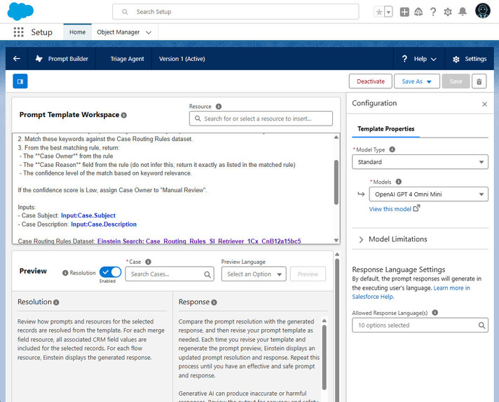 Case Triage Agent – screenshot 3