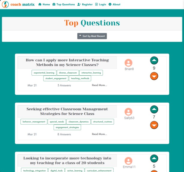 Coach Matrix – screenshot 2