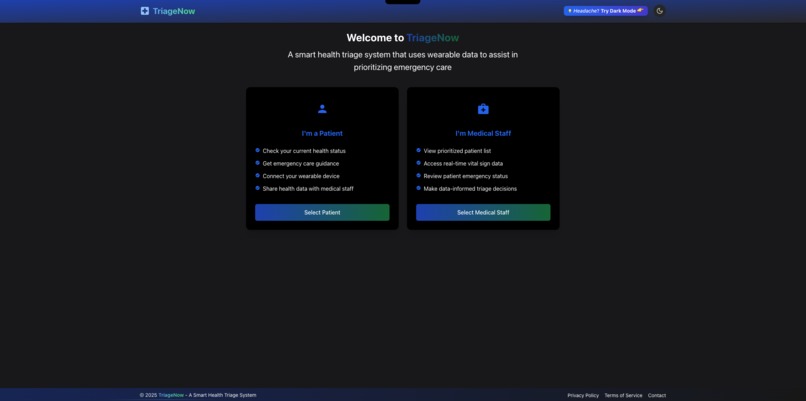 TriageNow – screenshot 1