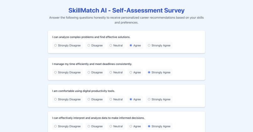 SkillMatch AI – screenshot 2