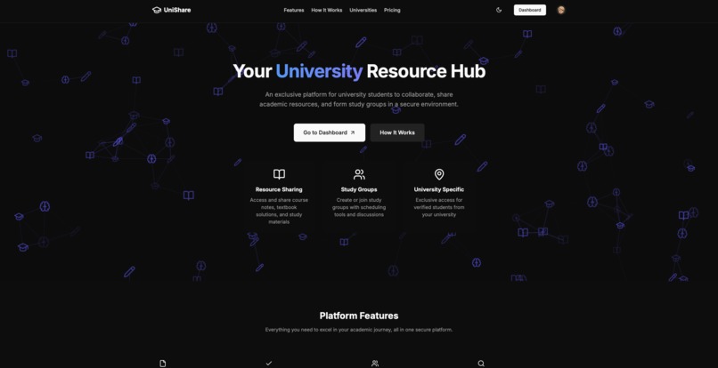 UniShare – screenshot 1