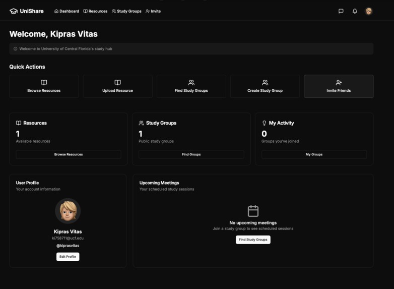 UniShare – screenshot 2