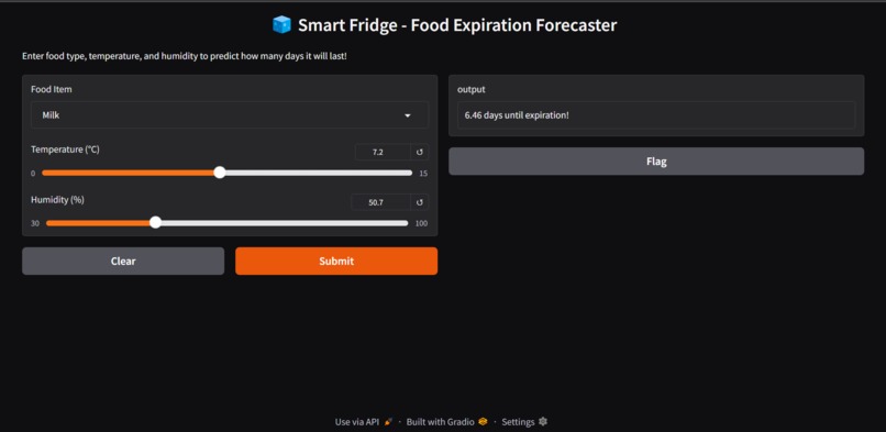 Food Expiration Forecaster for Smart Fridges​ – screenshot 1