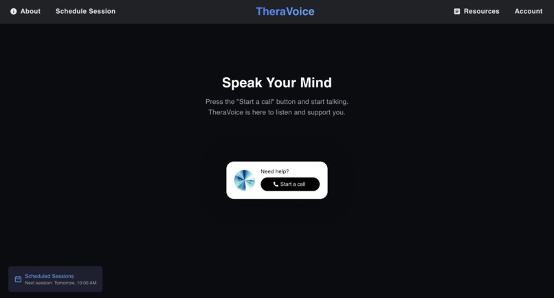 TheraVoice – screenshot 1