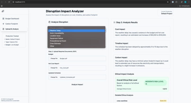 CONTINGENT.AI – screenshot 1