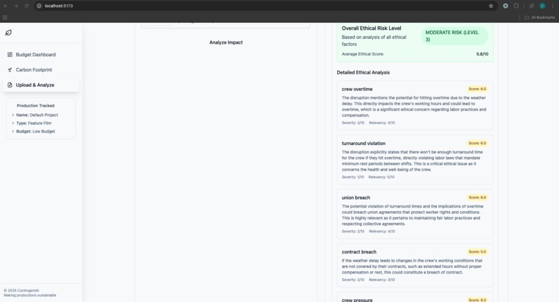CONTINGENT.AI – screenshot 3