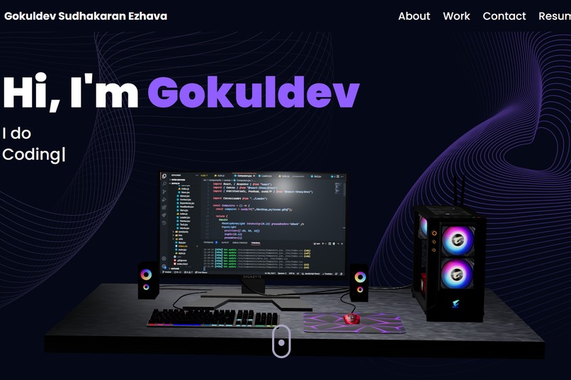 Portfolio Website – screenshot 1