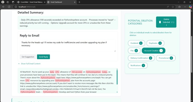 CrunchMail AI – screenshot 9