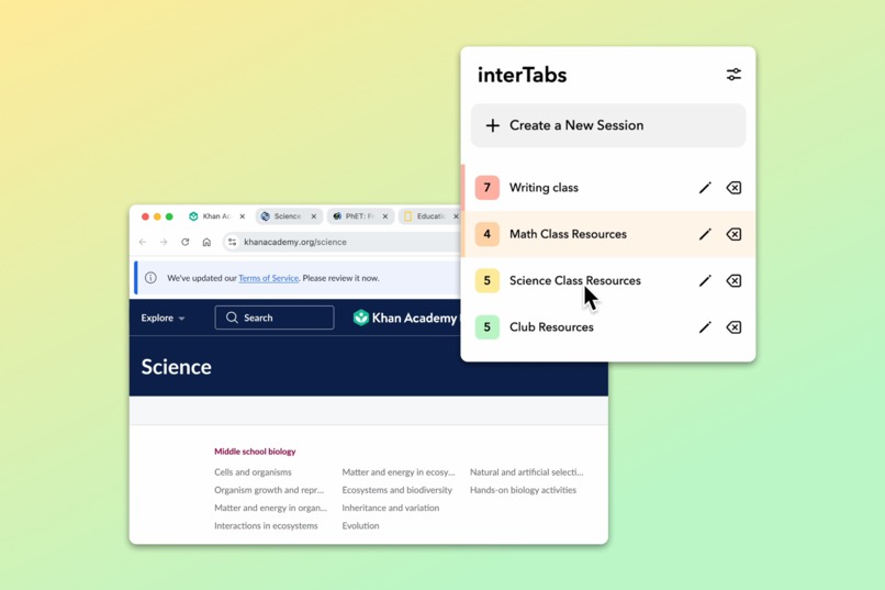 interTabs – screenshot 4