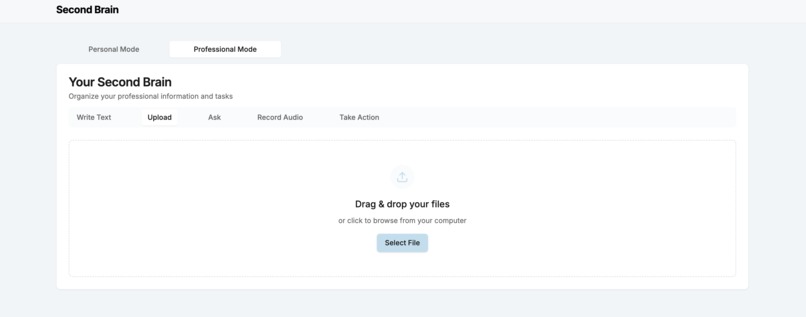 Second Brain – screenshot 1