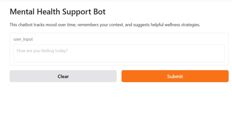 RL Powered Mental Health Support Bot – screenshot 1